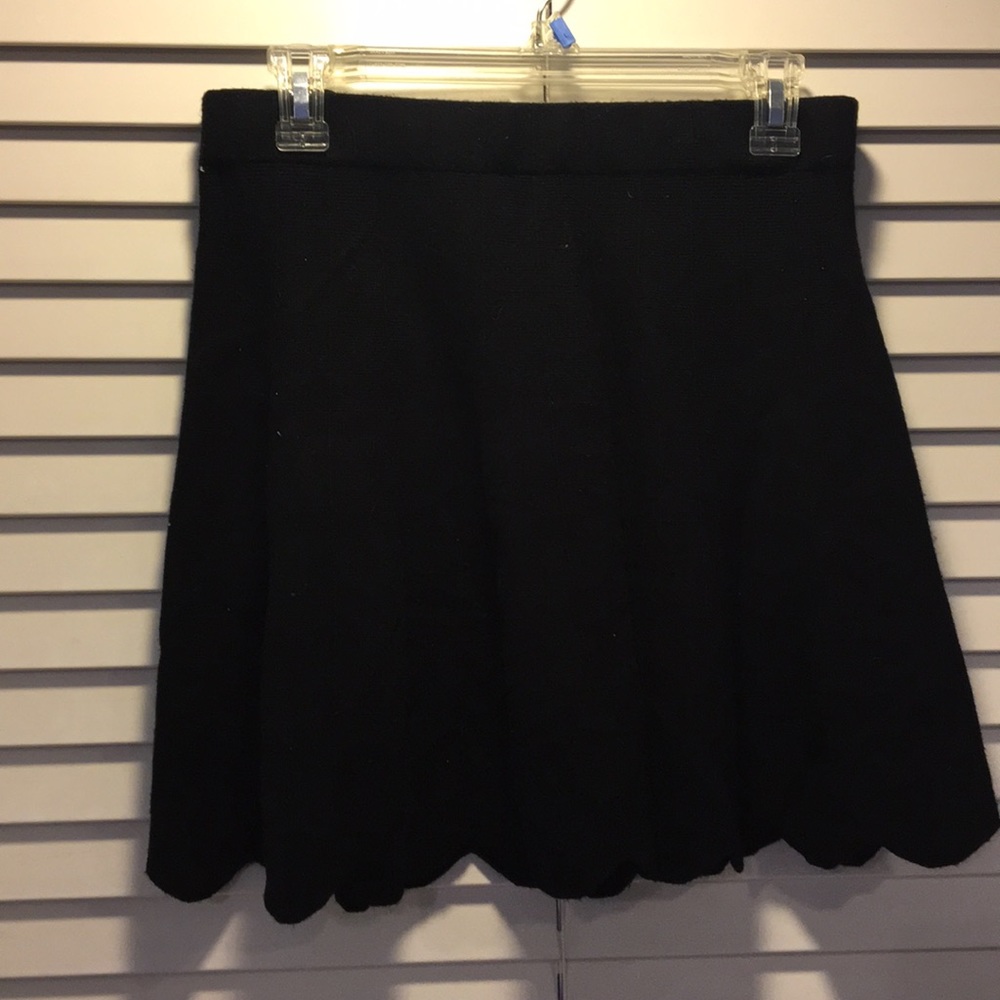Knit circle skirt